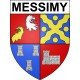 Messimy 69 ville sticker blason écusson autocollant adhésif