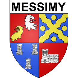 Messimy Sticker wappen, gelsenkirchen, augsburg, klebender aufkleber