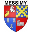 Messimy 69 ville sticker blason écusson autocollant adhésif