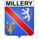 Millery Sticker wappen, gelsenkirchen, augsburg, klebender aufkleber