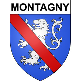 Stickers coat of arms Montagny adhesive sticker