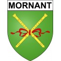 Mornant 69 ville sticker blason écusson autocollant adhésif