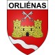 Orliénas 69 ville sticker blason écusson autocollant adhésif