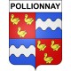 Stickers coat of arms Pollionnay adhesive sticker