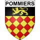 Stickers coat of arms Pommiers adhesive sticker