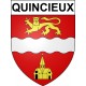 Quincieux Sticker wappen, gelsenkirchen, augsburg, klebender aufkleber