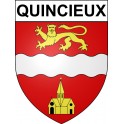 Stickers coat of arms Quincieux adhesive sticker