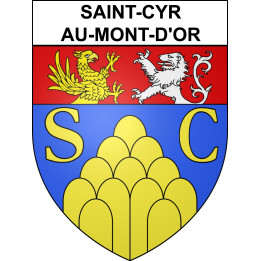 Saint-Cyr-au-Mont-d'Or Sticker wappen, gelsenkirchen, augsburg, klebender aufkleber