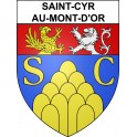 Saint-Cyr-au-Mont-d'Or 69 ville sticker blason écusson autocollant adhésif