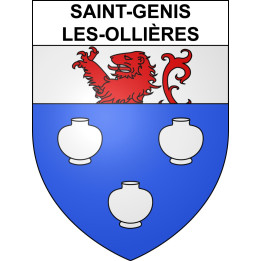 Saint-Genis-les-Ollières Sticker wappen, gelsenkirchen, augsburg, klebender aufkleber