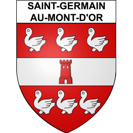 Stickers coat of arms Saint-Germain-au-Mont-d'Or adhesive sticker