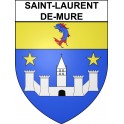 Stickers coat of arms Saint-Laurent-de-Mure adhesive sticker