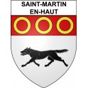 Pegatinas escudo de armas de Saint-Martin-en-Haut adhesivo de la etiqueta engomada