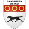 Saint-Martin-en-Haut 69 ville sticker blason écusson autocollant adhésif