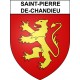 Saint-Pierre-de-Chandieu 69 ville sticker blason écusson autocollant adhésif