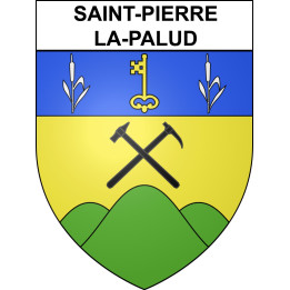 Saint-Pierre-la-Palud Sticker wappen, gelsenkirchen, augsburg, klebender aufkleber