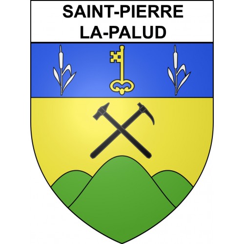 Saint-Pierre-la-Palud Sticker wappen, gelsenkirchen, augsburg, klebender aufkleber