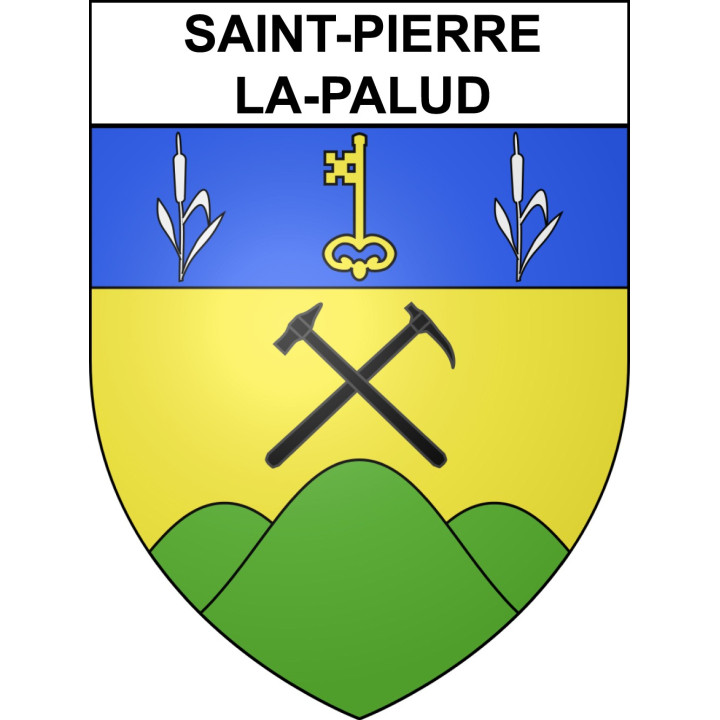 Saint-Pierre-la-Palud Sticker wappen, gelsenkirchen, augsburg, klebender aufkleber