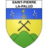 Saint-Pierre-la-Palud 69 ville sticker blason écusson autocollant adhésif