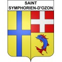 Saint-Symphorien-d'Ozon 69 ville sticker blason écusson autocollant adhésif