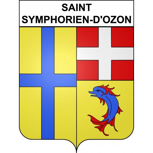 Adesivi stemma Saint-Symphorien-d'Ozon adesivo