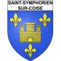 Saint-Symphorien-sur-Coise 69 ville sticker blason écusson autocollant adhésif