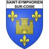 Saint-Symphorien-sur-Coise Sticker wappen, gelsenkirchen, augsburg, klebender aufkleber