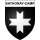 Sathonay-Camp Sticker wappen, gelsenkirchen, augsburg, klebender aufkleber