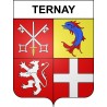Ternay Sticker wappen, gelsenkirchen, augsburg, klebender aufkleber