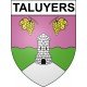 Taluyers 69 ville sticker blason écusson autocollant adhésif