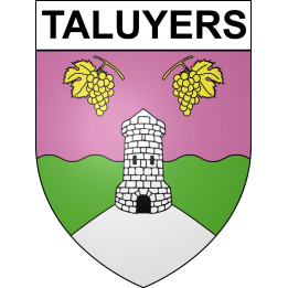 Taluyers Sticker wappen, gelsenkirchen, augsburg, klebender aufkleber