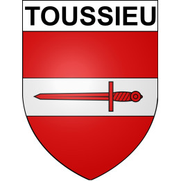 Toussieu Sticker wappen, gelsenkirchen, augsburg, klebender aufkleber