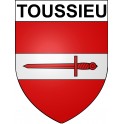 Adesivi stemma Toussieu adesivo