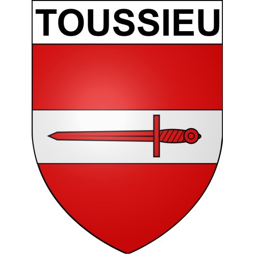 Adesivi stemma Toussieu adesivo