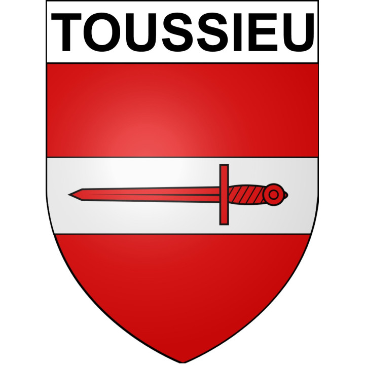 Toussieu Sticker wappen, gelsenkirchen, augsburg, klebender aufkleber