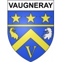 Pegatinas escudo de armas de Vaugneray adhesivo de la etiqueta engomada
