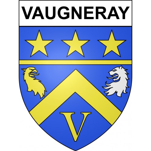 Vaugneray69 ville sticker blason écusson autocollant adhésif