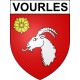 Adesivi stemma Vourles adesivo
