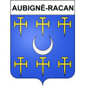 Adesivi stemma Aubigné-Racan adesivo
