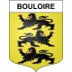 Pegatinas escudo de armas de Bouloire adhesivo de la etiqueta engomada