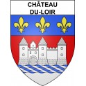 Château-du-Loir 72 ville sticker blason écusson autocollant adhésif