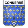 Connerré Sticker wappen, gelsenkirchen, augsburg, klebender aufkleber