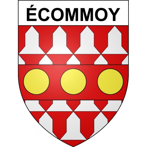 Stickers coat of arms écommoy adhesive sticker