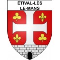 Stickers coat of arms étival-lès-le-Mans adhesive sticker