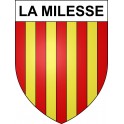 La Milesse 72 ville sticker blason écusson autocollant adhésif
