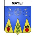 Mayet Sticker wappen, gelsenkirchen, augsburg, klebender aufkleber