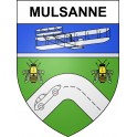 Mulsanne 72 ville sticker blason écusson autocollant adhésif