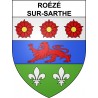 Adesivi stemma Roézé-sur-Sarthe adesivo