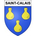 Pegatinas escudo de armas de Saint-Calais adhesivo de la etiqueta engomada