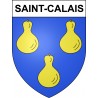 Pegatinas escudo de armas de Saint-Calais adhesivo de la etiqueta engomada
